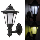 Solar Power LED Light Path Way Wall Landscape Garden Lamp (Warm White)