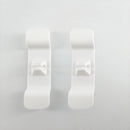2pcs Cable Organizer Management Clips Line Cord Holder Wire Winder (White)