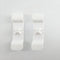 2pcs Cable Organizer Management Clips Line Cord Holder Wire Winder (White)