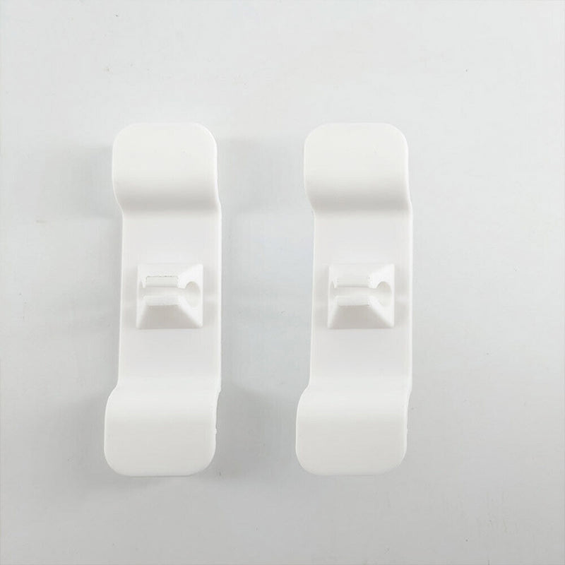 2pcs Cable Organizer Management Clips Line Cord Holder Wire Winder (White)