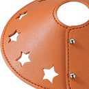 PU Leather Star Table Lamp Shade Covers Detachable Decorative Lampshade Cases