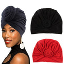 Bonnet Cotton Headscarf Turban Caps African Pattern Headwrap Women Chemo Hat
