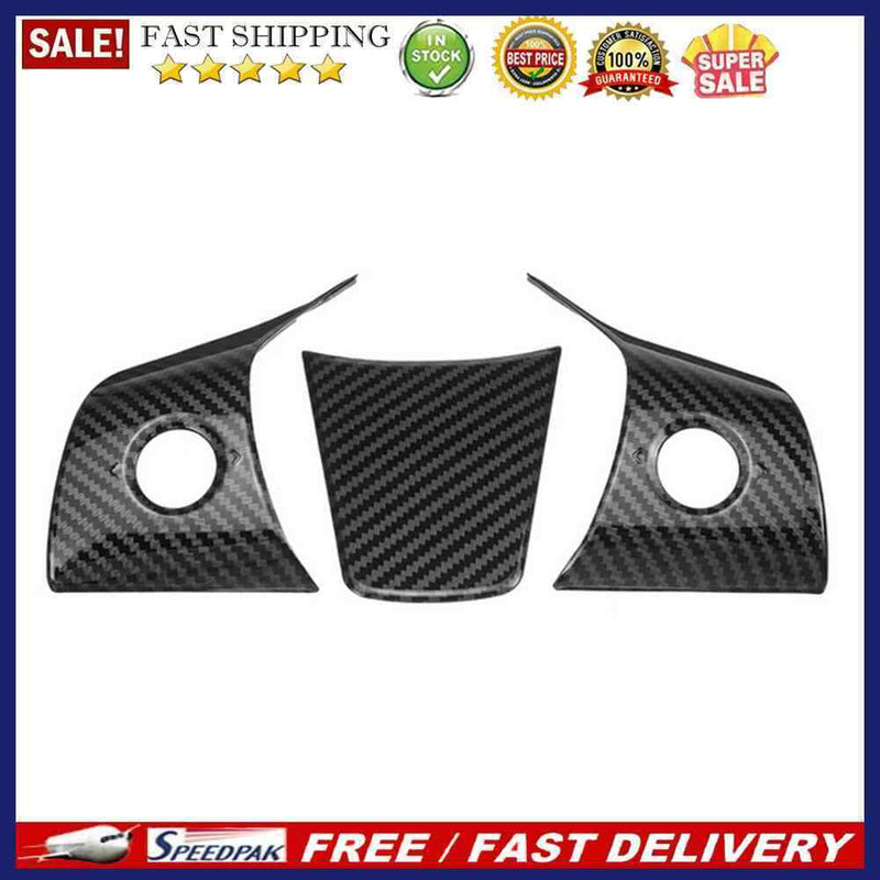 3PCS Car Steering Wheel Trim Cover Car Styling Decoration Interior Modified