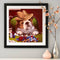 5D DIY Full Drill Diamond Painting Gambler Dog Cross Stitch Needlework Decor