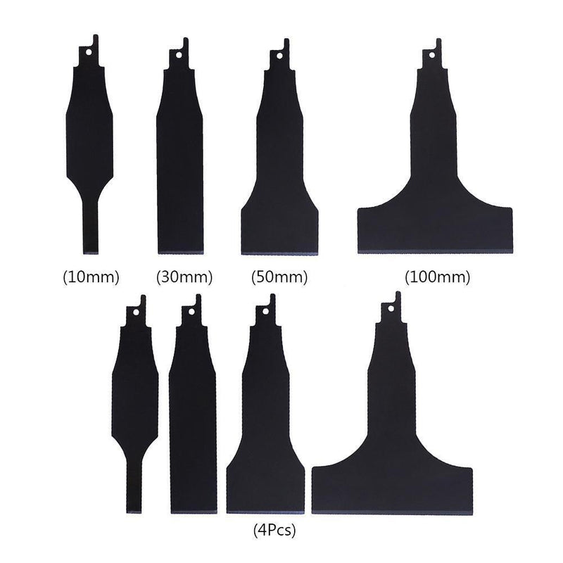 4pcs Reciprocating Saw Blade Saber Shovel Tile Mud Electric Cleaning Tools