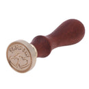 Love Series ?Retro Wood Handle Sealing Wax Documents Custom Stamp Seal(W01)