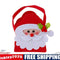 Christmas Gift Bag Kids Candy Handbag Xmas Party Decoration Sack(Santa)