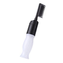 Hair Dye Bottle Comb Reusable Hair Coloring Applicator for Salon (Black)