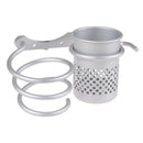 Bathroom Wall-mounted Hair Dryer with Comb Holder Rack Stand Set Organizer