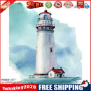Paint By Numbers Kit DIY Lighthouse Colouring Oil Art Picture Wall Decor
