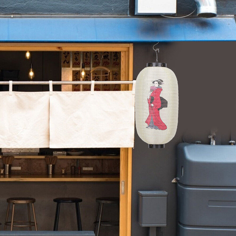 Cloth Cylinder Lantern Character Holiday Party Layout Hanging Gift Art Crafts