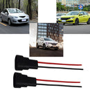 1 Pair 9005 HB3 HB4 Bulb Socket Headlight Fog Lamp Male Plug Adapter Connector