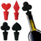 Wine Keeper Bottle Plug Poker Shaped Red Wine Bottle Cap Wine Stoppers Silicone