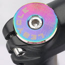 LEBYCLE MTB Bike Headset Stem Top Cap Compression Plug Star Nut (Color) Newly
