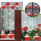 Christmas Deer Window Glass Stickers Home Mirror Stickers Snowflake Wall Door~