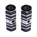 2pcs BMX Mountain MTB Bike Bicycle Alloy Axle Pedals Foot Stunt Pegs Black