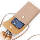 Straw Mobile Phone Bag Woven Tassel Girl Satchel Crossbody Bag Card Purse
