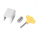 Aluminum Door Window Lock Restrictor Children Security Safety Limit Key Lock