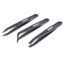 JAKEMY Anti-static Glass Fiber Tweezers Set Straight and Curved Tweezers Newly