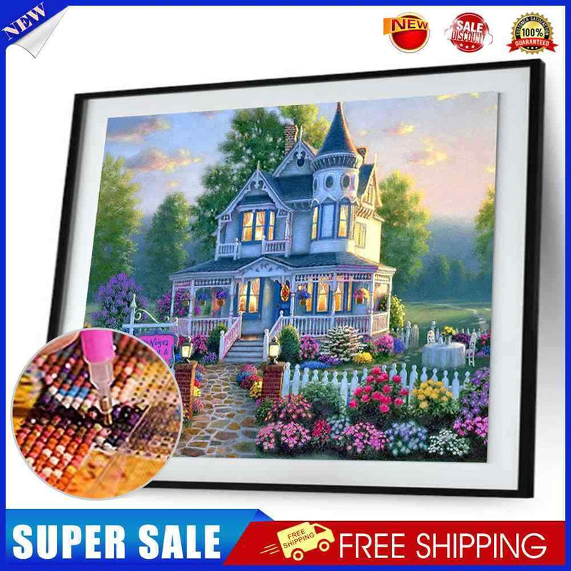 5D Villa Landscape Diamond Painting Embroidery DIY Cross Stitch Home Decor