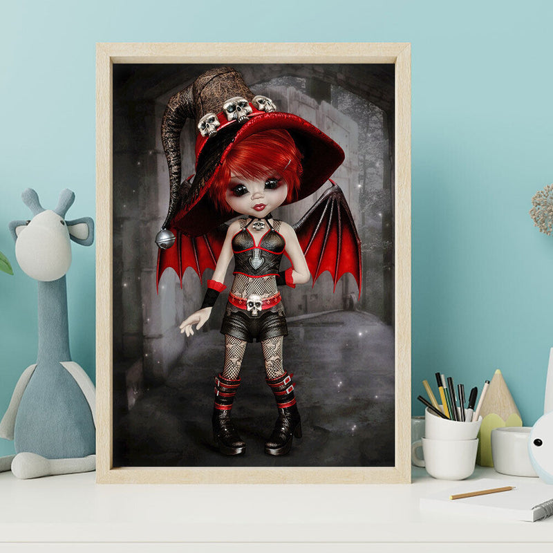 #A 5D Kit Rhinestone DIY Cartoon Girls Series Full Round Drill Art Creative Diam
