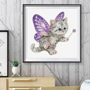 5D DIY Part Special Shaped Drill Diamond Painting Cat Art Decor (YX292) Newly