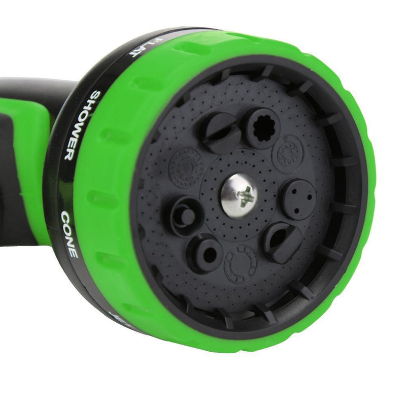 Adjustable High Pressure Garden Water Gun Car Spray Sprinkler Nozzle (Green