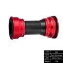 Mountain Bicycle Axis Crankset Aluminum Alloy MTB BB Bottom Bracket (Red) Newly