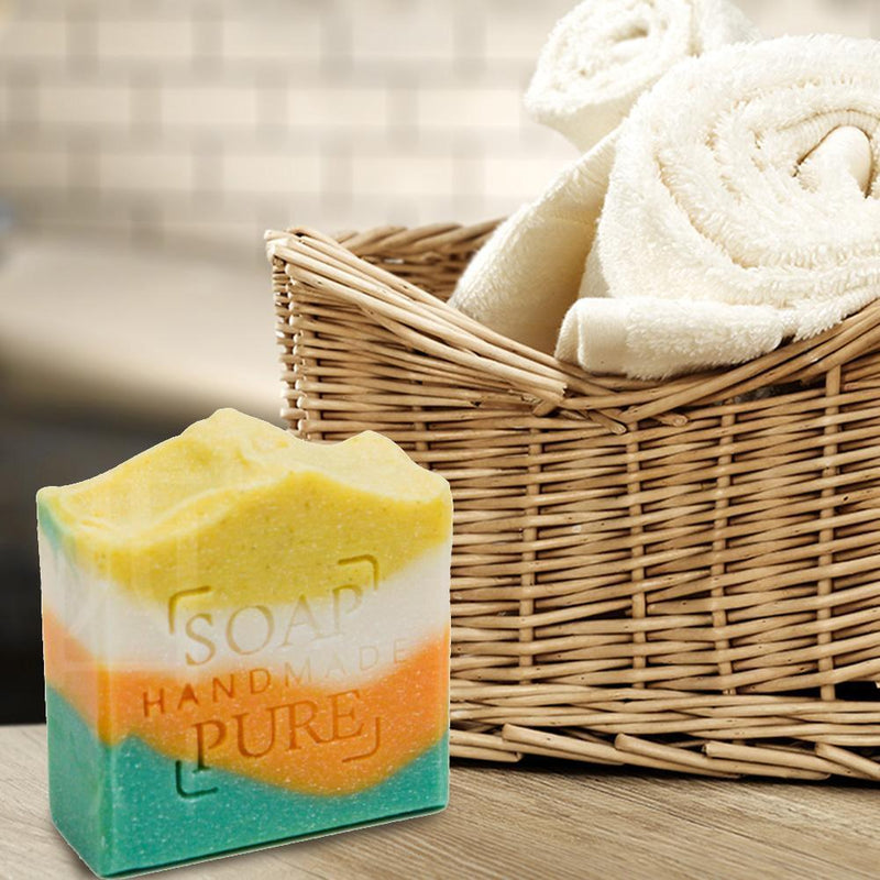 Aloe Lemon Handmade Soap Cleansing Moisturizing Bath Shampoo Soap Skin Care