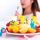 Animal Fruit Picks Cartoon Toddler Food Picks for Baby Showers Party Supplies
