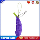 Rubber Stress Relief Edamame Keychain Squeeze Cute Peas Beans Gift Toys