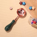 Anti-Hot Wood Sealing Wax Beads Spoon Furnace Stove Pot Copper Lacquer Spoons