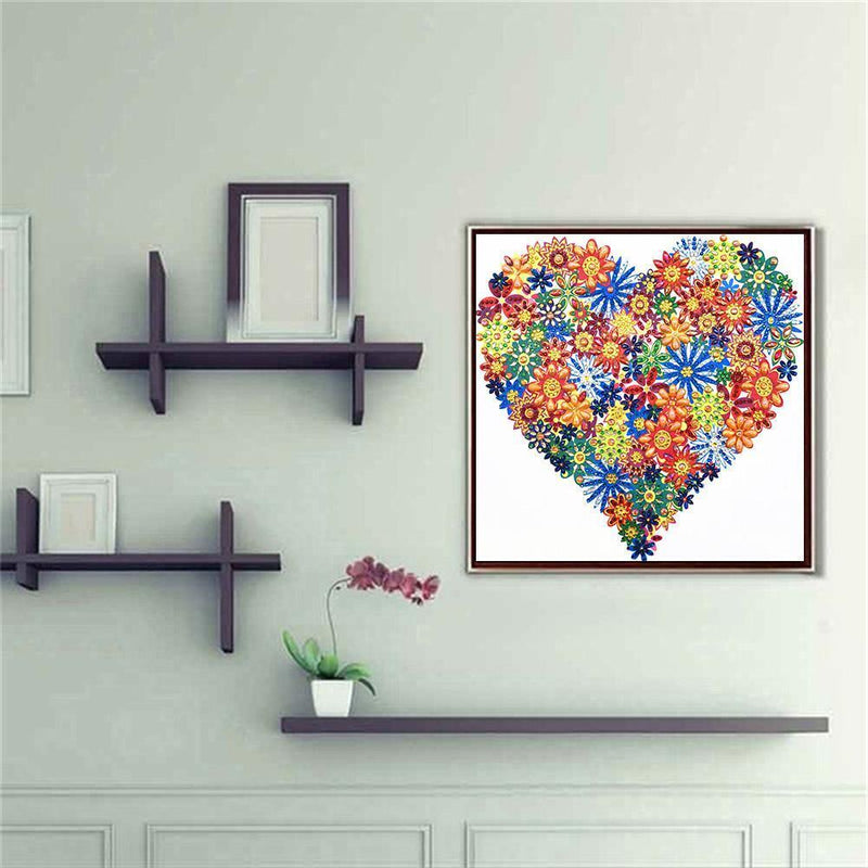 5D DIY Special Shaped Diamond Painting Love Embroidery Mosaic Kits Wall Decor
