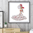 DIY Elegant Lady Kit Rhinestone Drawing 5D Special Shaped Diamond Painting Newly