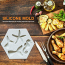 Silicone 4-Cavity Ocean Animals Mold Dessert  Baking Tray Pastry Decoration