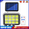 Smart Sensor LED COB Lamp Waterproof Solar Charged for Outdoor Night Lighti