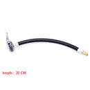 Motorcycle Bike Tyre Inflator Hose Air Pump Extension Tube Adapter (20cm) Newly