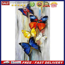 Butterflies Oil Paint By Numbers DIY Handpainted on Canvas Wall Art Kit Unf