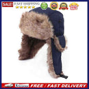Winter Cap Windproof Warm Bomber Ski Cap Men Women Ear Flaps Faux Fur Headwea