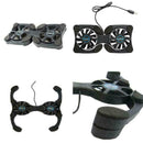 Foldable Mini Notebook Cooler Laptop USB Double Cooling 7T6T V0L1 Fan Stand Z0U6