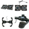 Foldable Mini Notebook Cooler Laptop USB Double Cooling 7T6T V0L1 Fan Stand Z0U6