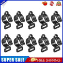 10pcs Plastic Tent Hooks Awning Pole Inner Hanger C Shape Clip (19x20x12mm)