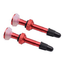 1pc MTB Road Bike Presta F/V Tubeless Tire Valve for Carbon Rim (Red)