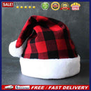 Christmas Cap Fashion Lattice Funny Christmas Hats for Adults Men Women Children