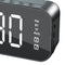 Bluetooth-Compatible Speaker Wireless Desk HiFi Music Alarm Clock (Black)