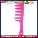 Anti-static Large Wide Tooth Curly Hair Hairstyling Handle Comb for Barber