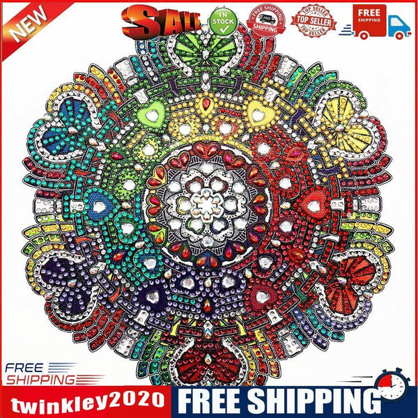 5D DIY Special-shaped Diamond Painting Circle Cross Stitch Wall Art (R8202)
