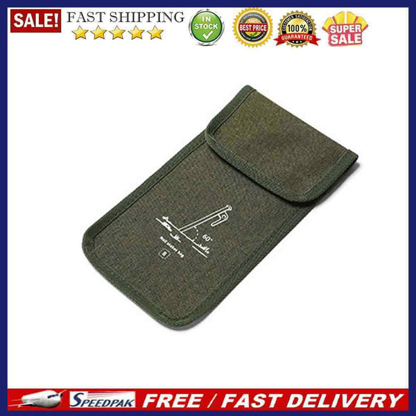 Outdoor Camping Stake Storage Bag Wind Rope Tent Pegs Ground Nails Holder Cas