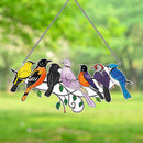 Rhinestone Picture Birds Flocks Pendant DIY Craft Hanging Pendant Mosaic Art