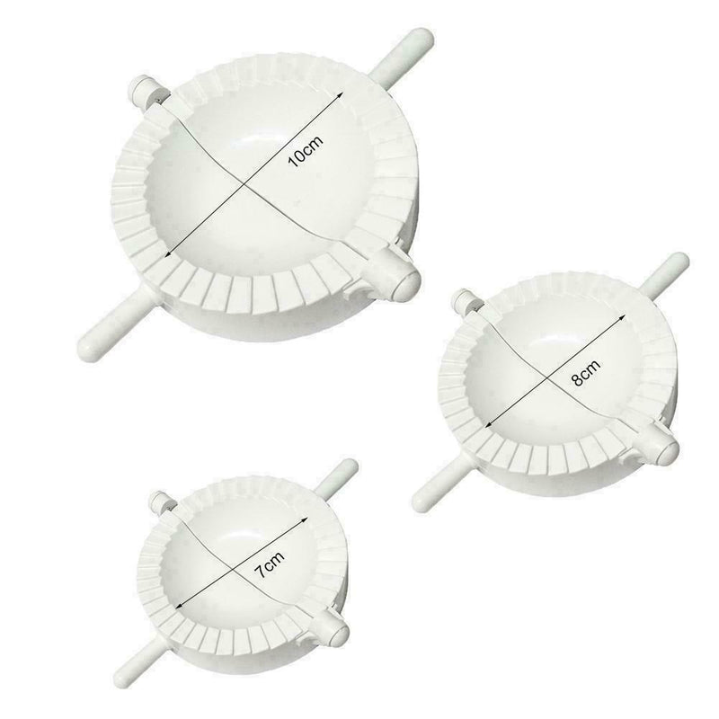 3 X Dumpling Mould Dough Press DIY Meat Pie Pastry Maker Z0Q H Tools I6U9